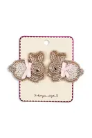 Dětské sponky Konges Sløjd BEADED BUNNY HAIR CLIPS 2-pack