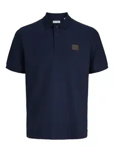 JACK & JONES Tričko 'JJDAYTONA'  tmavomodrá