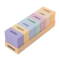 Organizér na léky týdenní, 4 sekce