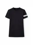 EA7 Emporio Armani Tričko  námornícka modrá / biela