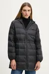 Péřová bunda Levi's dámská, černá barva, přechodná, A8525