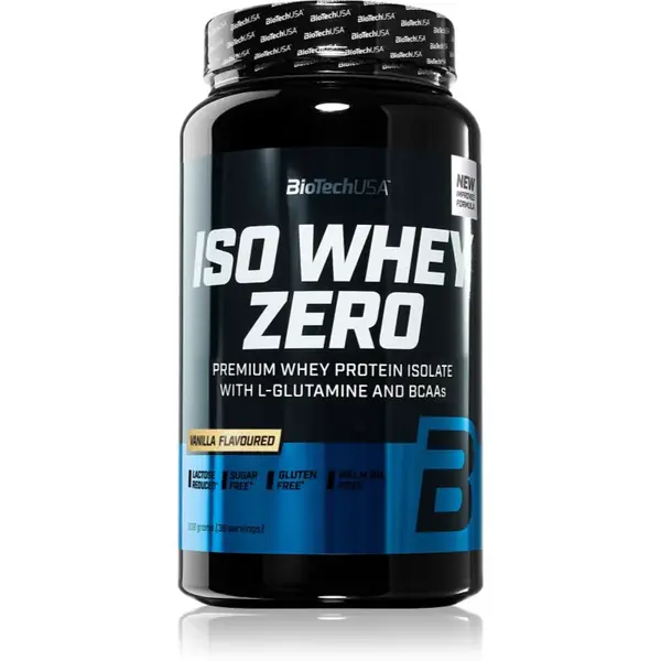 BioTechUSA Iso Whey Zero syrovátkový protein příchuť Toffe Flavoured 908 g