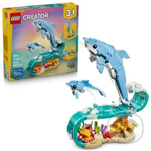 LEGO® Creator 3 v 1 31385 Morské živočíchy: Krásne delfíny