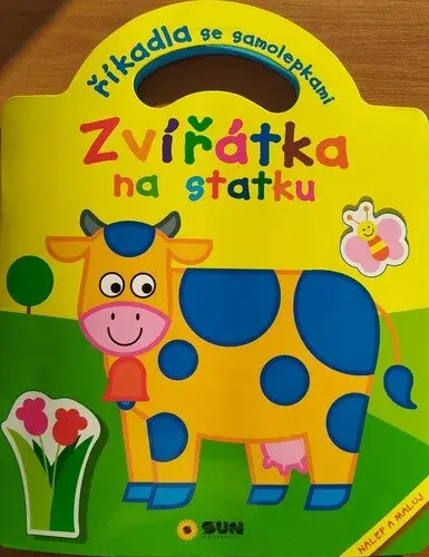Zvířátka na statku Říkadla se samolepkami (poškozená)
