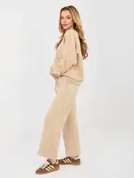 Béžový teplákový komplet