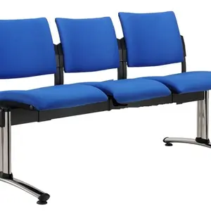 ALBA trojsedák SQUARE čalouněný, černý plast