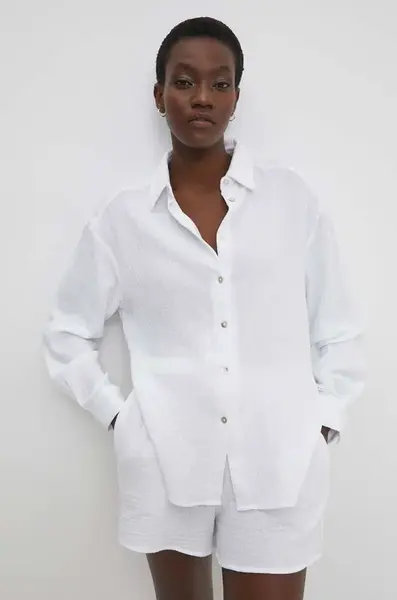 Bavlněná souprava Answear.LAB bílá barva