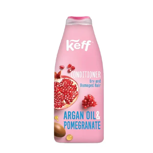 Keff Kondicionér na suché vlasy Granátové jablko & Arganový olej 500 ml