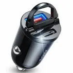 Ainope Autonabíječka USB-A + USB-C, PD30W, 12V/24V, černá