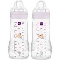 MAM Easy Active™ Baby Bottle detská fľaša 4m+ Purple 2x330 ml