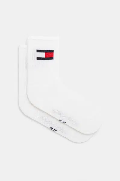 Ponožky Tommy Hilfiger 2-pack bílá barva, 701229940