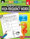 180 Daysâ„¢: High-Frequency Words for Kindergarten - Jessica Hathaway, Jesse Hathaway