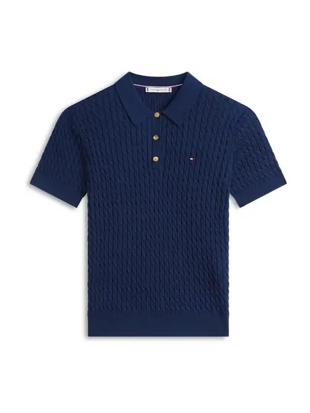 TOMMY HILFIGER Sveter  námornícka modrá