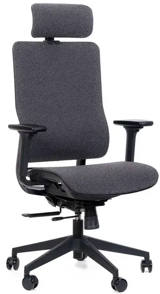 SEGO kancelářská židle RUBIQ šedá-celosíťovaná, ergonomická