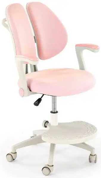 HALMAR Dětská židle PANCO růžová, pro věk 4–15 let