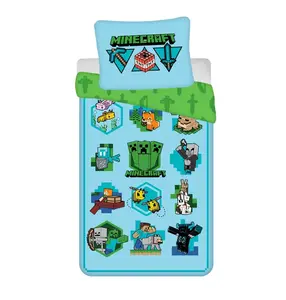 Dětské povlečení minecraft 'lets play'