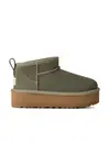 Dětské semišové sněhule UGG CLASSIC ULTRA MINI PLATFORM