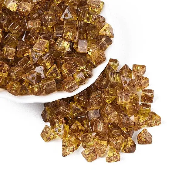 Picasso Transparent Glass Beads