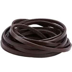 Flat Cowhide Leather Cord
