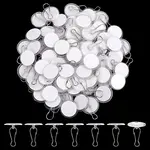 80Pcs Plastic Wall Hooks