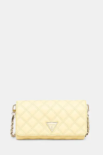 Psaníčko Guess GIULLY žlutá barva, HWQG87 48750