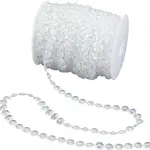 1Roll AB Color Butterfly ABS Plastic Beads Ribbons