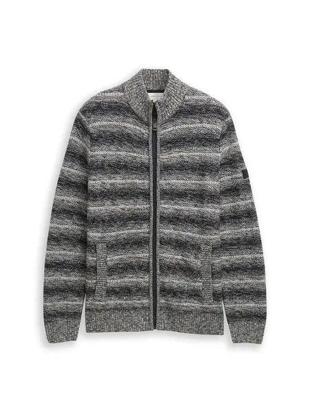 TOM TAILOR Kardigán  sivá