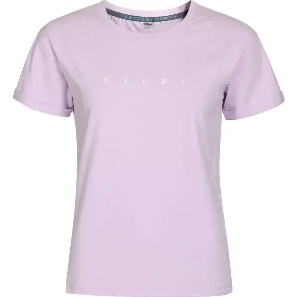 KILPI PROLIX Dámské bavlněné tričko, fialová, velikost