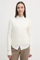 Svetr z vlněné směsi Calvin Klein Jeans