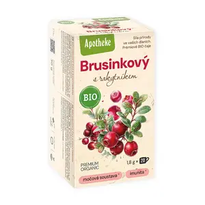 APOTHEKE Čaj brusinkový s rakytníkem BIO 20 sáčků