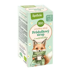 APOTHEKE Sirup dětský průduškový s mateřídouškou BIO 250 g