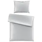 Novel POVLEČENÍ, satén, barvy stříbra, 140/220 cm