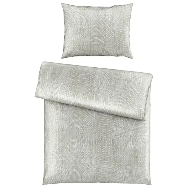 Novel POVLEČENÍ, satén, šedohnědá, 140/200 cm