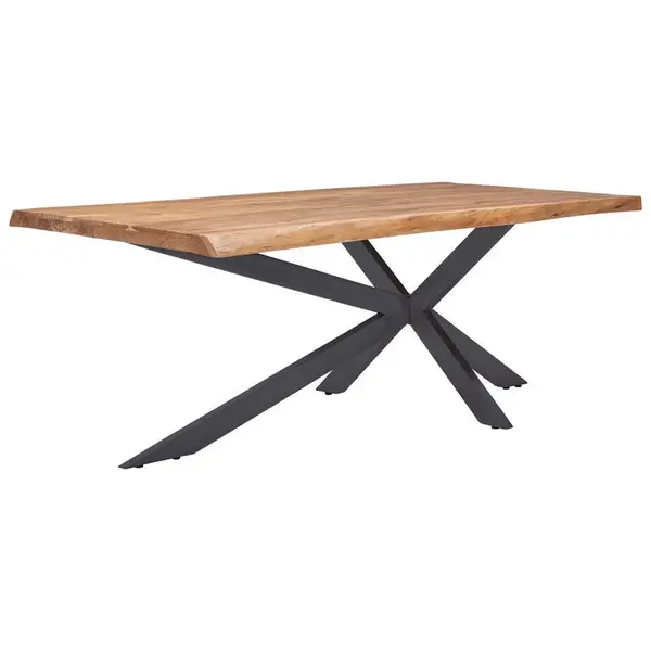 Landscape JÍDELNÍ STŮL, akácie, černá, barvy akácie, 200/100/76 cm