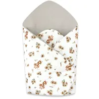 Miminu Novorozenecká zavinovačka, bavlna, Kačenky - bílá, béžová
