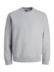 Jack & Jones Premium Mikina 'JPRBLAETHAN'  sivá melírovaná