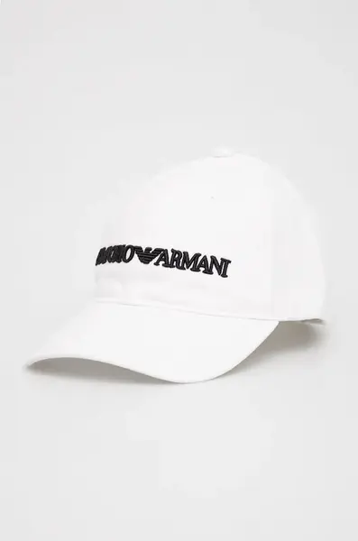 Bavlněná čepice Emporio Armani