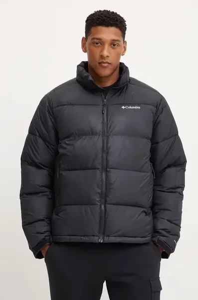 Bunda Columbia pánská, černá barva, zimní
