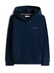 TOMMY HILFIGER Tepláková bunda  námornícka modrá / červená / biela