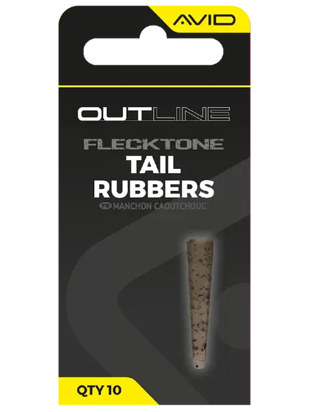 Avid carp převleky na závěsky outline flecktone tail rubber