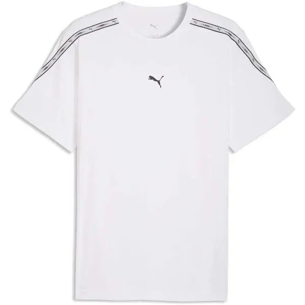 Puma ESSENTIALS TAPE TEE Pánské triko, bílá, velikost