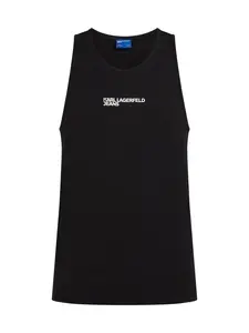 KARL LAGERFELD JEANS Tričko  čierna / biela