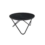 MID.YOU KONFERENČNÍ STOLEK, černá, kov, kámen, 80/46/80 cm