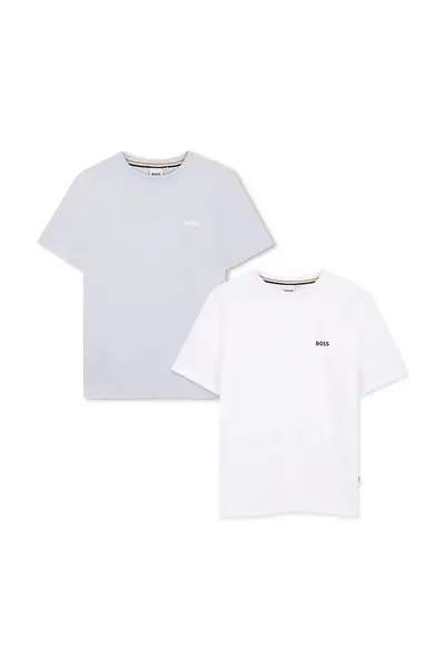 Dětské bavlněné tričko BOSS 2-pack