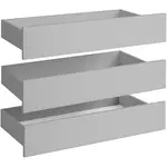 Sada zásuviek do šatníka Braga 1 (3 KS) platinovo sivá