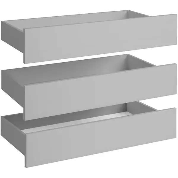 Sada zásuviek do šatníka Braga 1 (3 KS) platinovo sivá