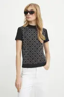 Tričko Guess černá barva, W5RI15 J1314