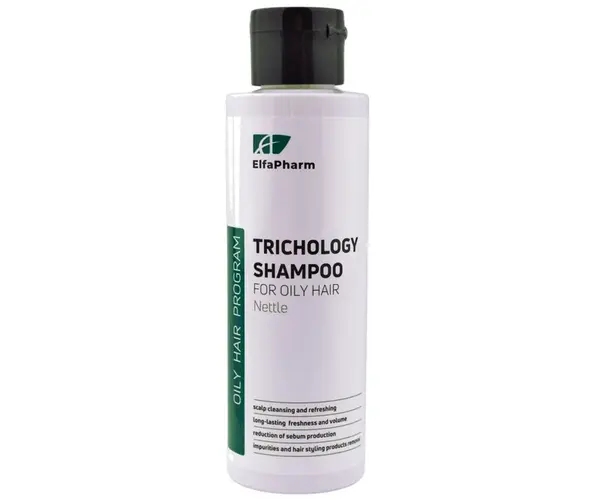 Trichologický šampon pro mastné vlasy a vlasovou pokožku Elfa Pharm Trichology Shampoo For Oily Hair - 200 ml + dárek zdarma