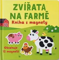 Zvířata na farmě - kniha s magnety