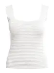 Imily Bela Vyšívaný top  biela